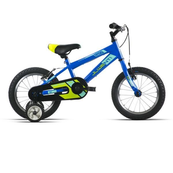 Bicicleta infantil JL Wenti 16 pulgadas azul/negro