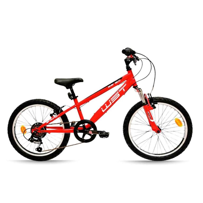 Bicicleta Infantil 20 pulgadas WST Sniper 6v Rojo