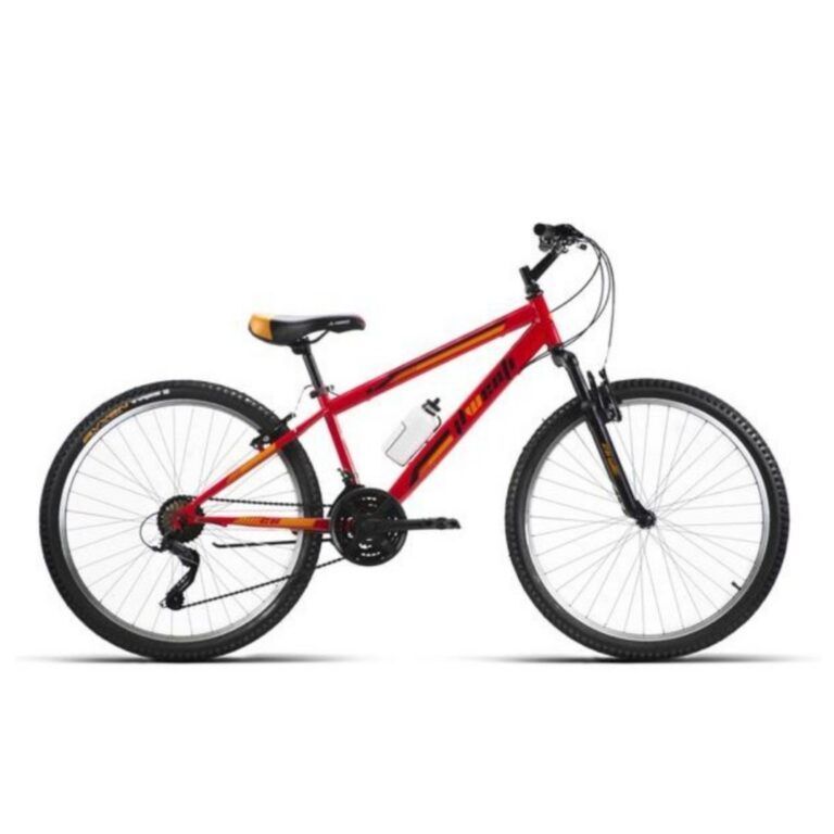 Bicicleta JL Wenti 24 pulgadas Rojo Microshift Suspensión 21 Vel.