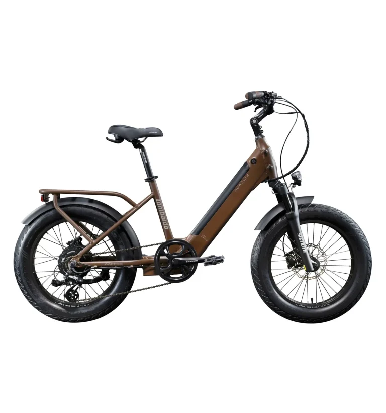 Bicicleta Eléctrica Lombardo Aurelia 20 Pulgadas Café
