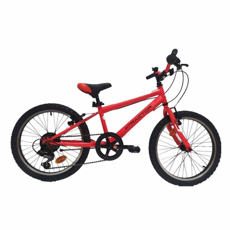 bicicleta-infantil-20-pulgadas-atractor-6v-roja