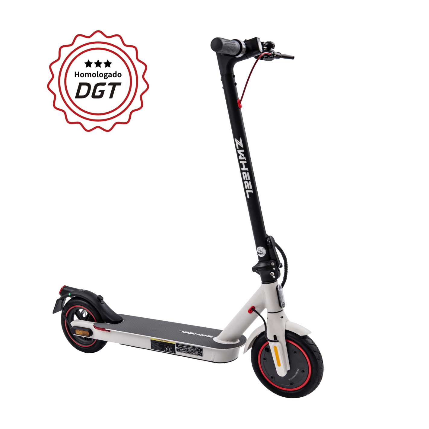 patinete-electrico-zwheel-zfox-homologado-dgt-negro-y-blanco Patinete Eléctrico Zwheel ZFox Homologado DGT Negro y Blanco