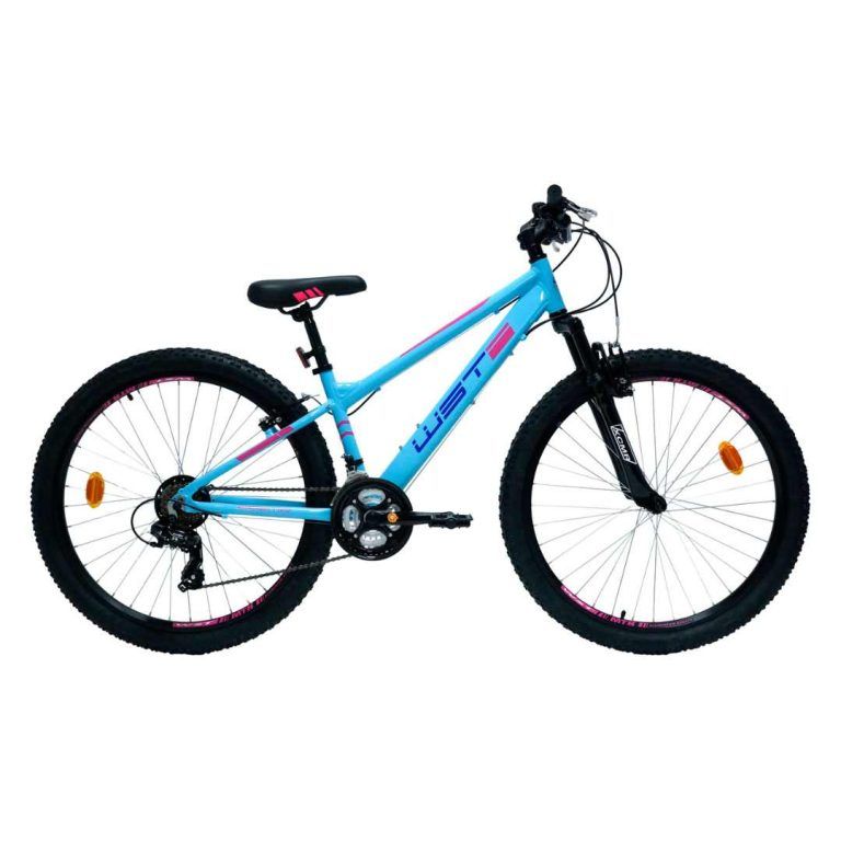 Bicicleta WST Cosmo 27.5 Pulgadas 21v. Celeste