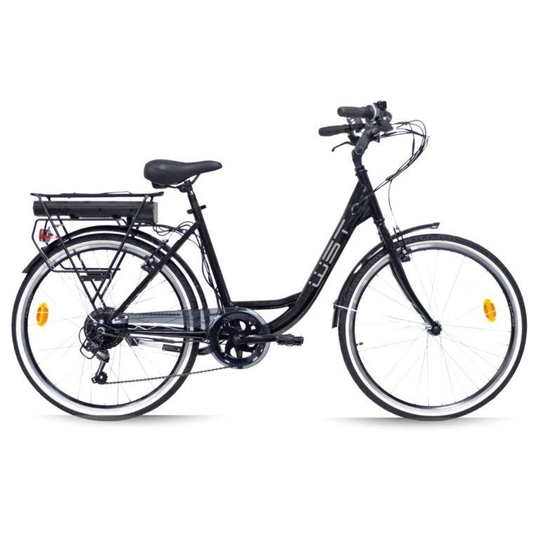 Bicicleta Eléctrica WST 26 Pulgadas Negro 36V 7,8 Ah
