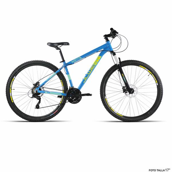 Bicicleta JL Wenti 29" Aluminio 21 Vel. Azul