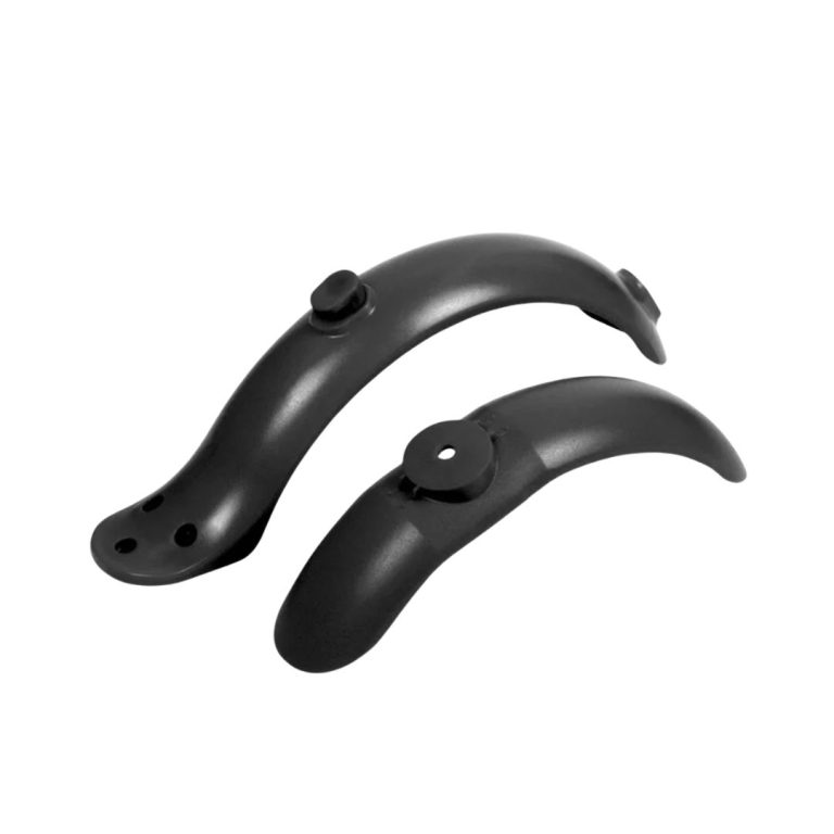 Kit Guardabarros Delantero y Trasero Blanco Patinete Xiaomi Negro