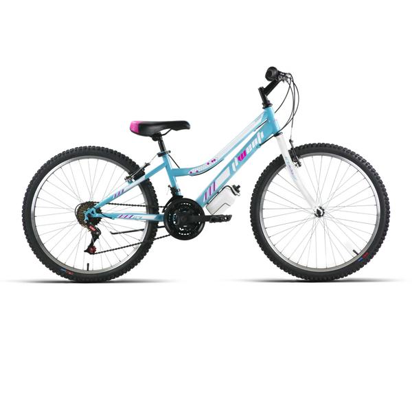 Bicicleta Infantil JL Wenti 24 Pulgadas 18v. Celeste