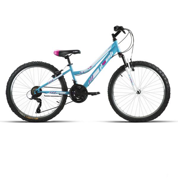 Bicicleta JL Wenti 26" Celeste Microshift Suspensión 21 Vel.
