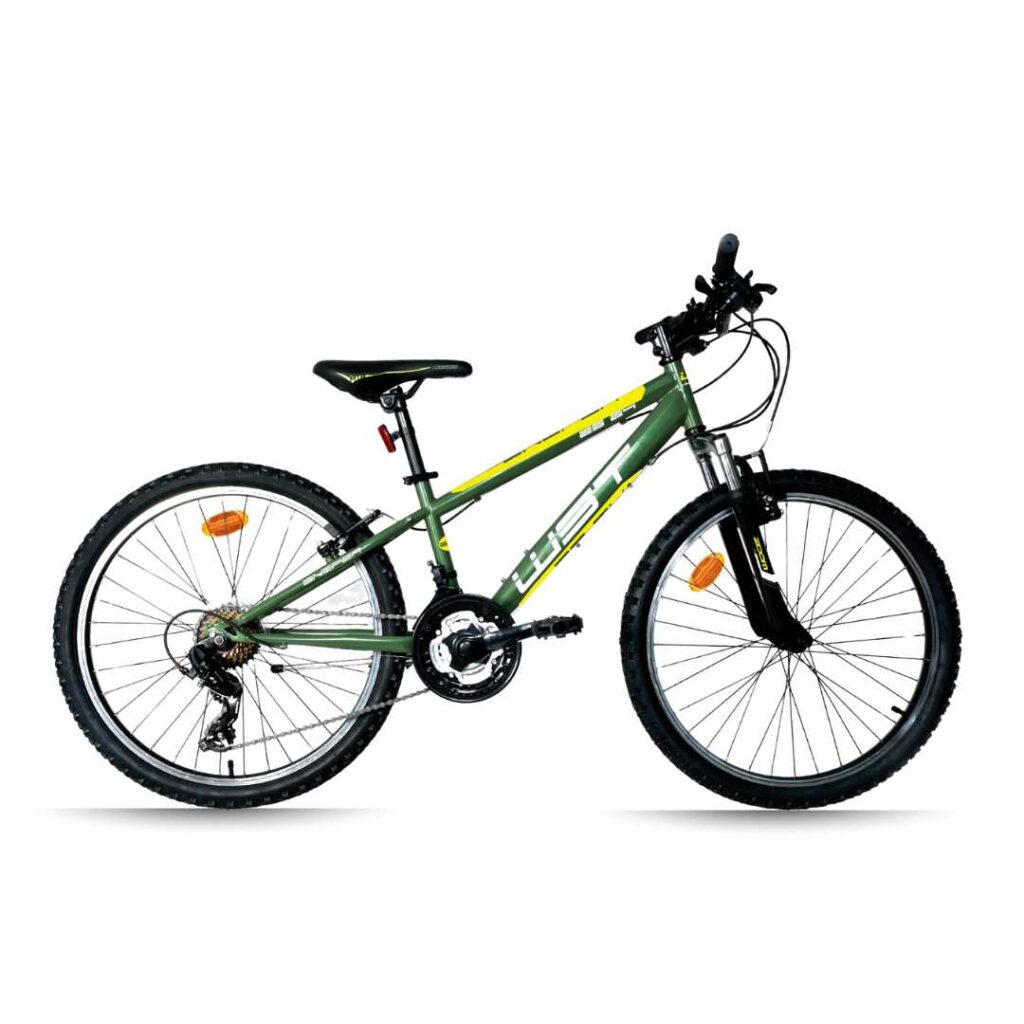Bicicleta Infantil 24 Pulgadas WST Sniper 21v. Verde